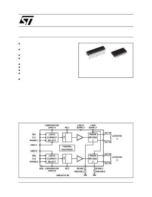 L6219 一款經(jīng)典的步進(jìn)電機(jī)驅(qū)動IC及其在電子元器件設(shè)計中的應(yīng)用